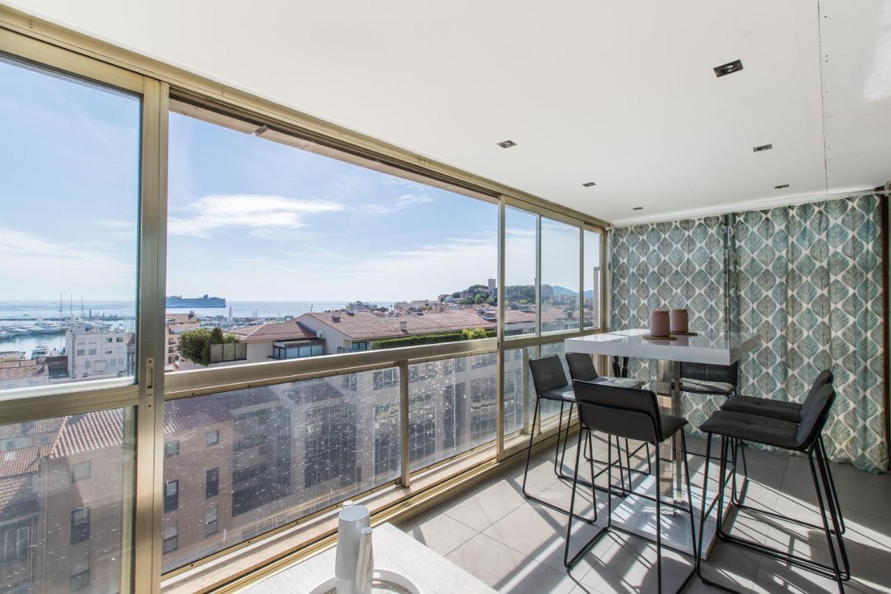 Lb Vacation Rentals I Admire Panoramic Ocean Views Through Walls Of Windows Cannes Eksteriør billede