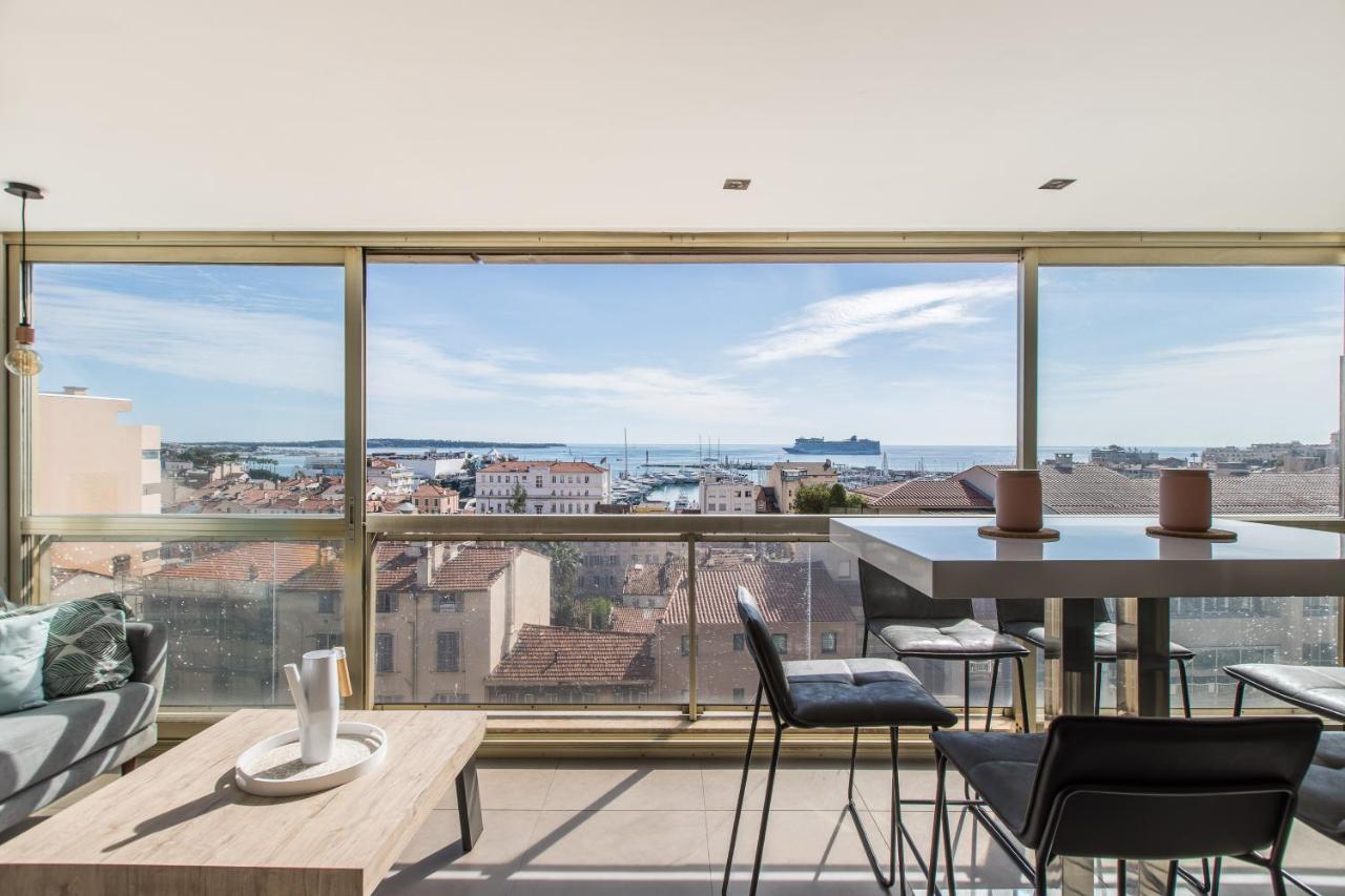 Lb Vacation Rentals I Admire Panoramic Ocean Views Through Walls Of Windows Cannes Eksteriør billede